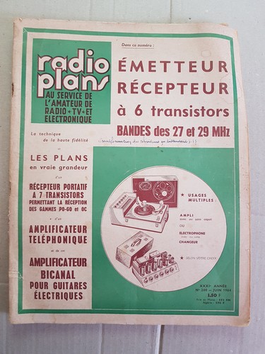 Rare tsf radio plans magazine - tsf,