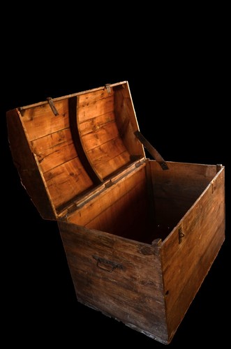 Coffre rangement bois - en,