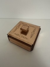 Boîte Bijoux Verre Ciselé