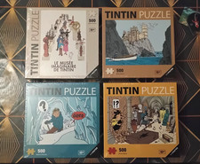 TINTIN PUZZLES 4 BOITES 500