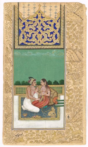 Peinture miniature mughal - miniature, du