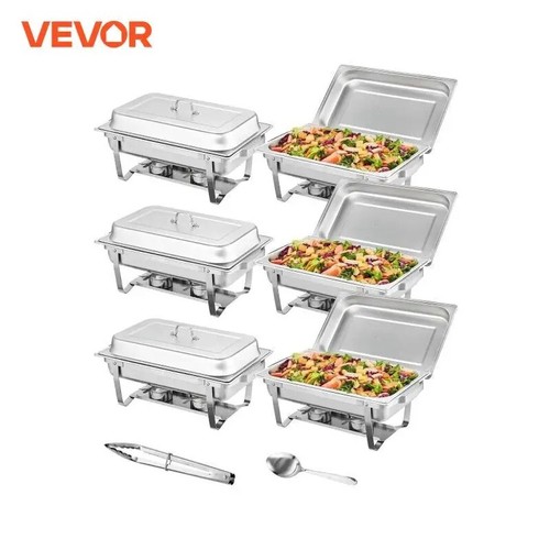 Vevor lot chauffe plats - 6, chauffe-plats