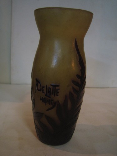Vase pate verre - de, delatte