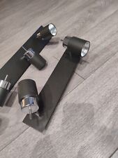 Reglettes 2 spots HADES en metal couleur gris/chrome led