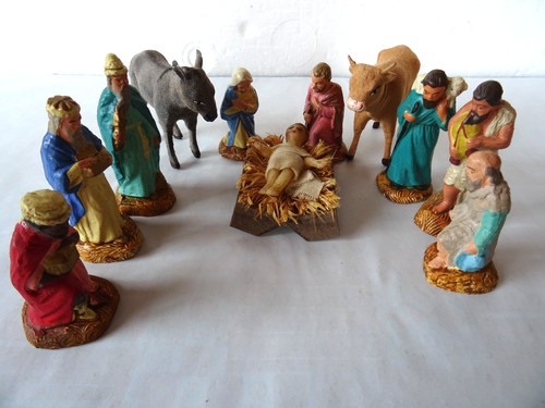 Crèche noël devineau - crèche,