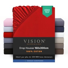 Drap Housse  100% Coton Lit