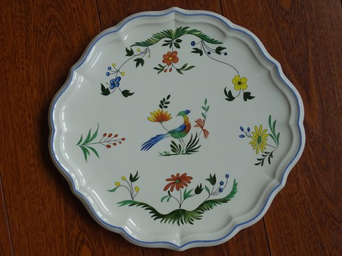 Gien plat tarte faience - tarte, en