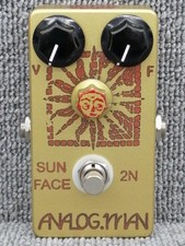 Pédale d'effet fuzz Analogman Sunface 2N pour guitare d'occasion