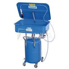Fontaine pneumatique de nettoyage des pièces FERVI 0632 avec bac de récupérat
