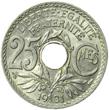 #13794 - 25 centimes 1931 Lindauer SUP/SPL