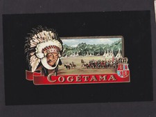 Ancienne grande étiquette Lytho  Cigare  Label BN99972 Cogétama Indien 