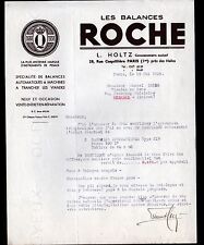 PARIS (I°) BALANCES ROCHE /