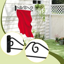 Porte-drapeau de jardin mural