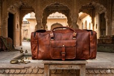Sac De Voyage Duffel En Cuir