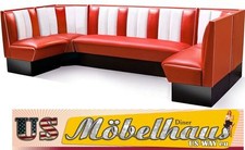 HW-300 Américaine Meuble Banc de Salle à Manger D'Angle Dîner Rétro USA Style