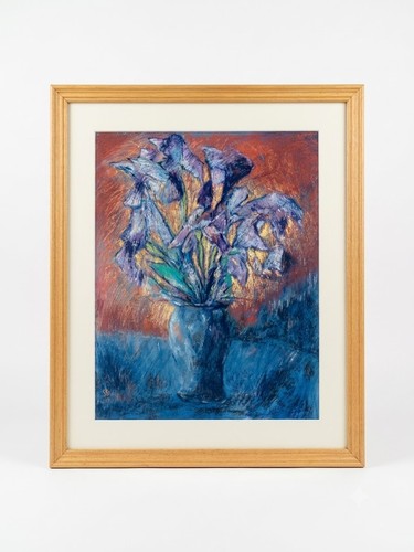 Tableau ancien sous - cadre,