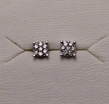 Boucles D'oreilles Or Blanc