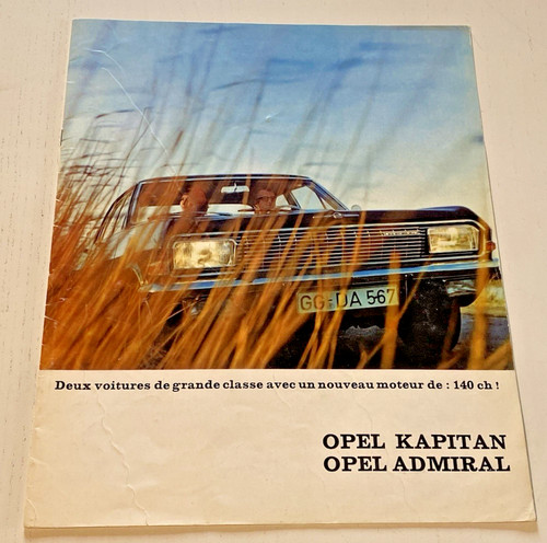 Brochure publicitaire opel - brochure,
