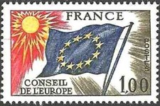 Timbre Drapeaux France Service 49 ** (59146CM)