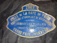 Plaque concours animaux - concours, de