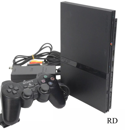 Console ps2 slim noir complet - slim,