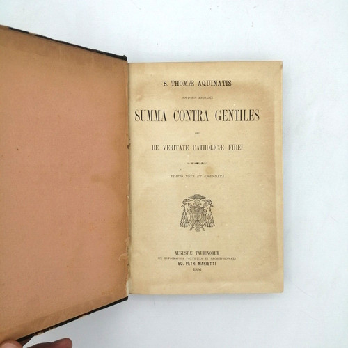 Summa contra gentiles - contra,