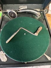 Ancien gramophone phono Valise Pathe Diamond