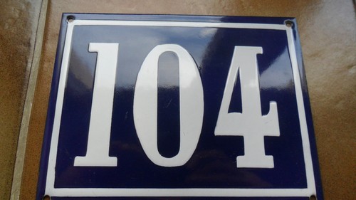 Ancienne plaque emaillee - ,