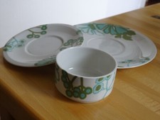 VILLEROY ET BOCH LOT 3 PIECES VITRO PORCELAINE MODELE SCARLETT