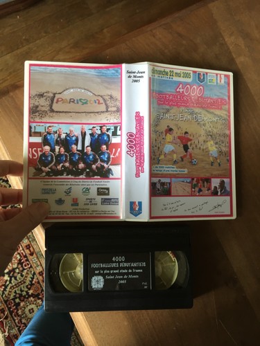 Cassette video vhs football - vhs,