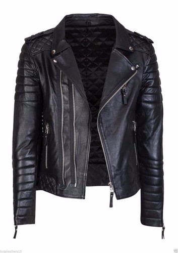 Veste cuir véritable - veste,