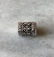 Tibetan Silver Repousse Square