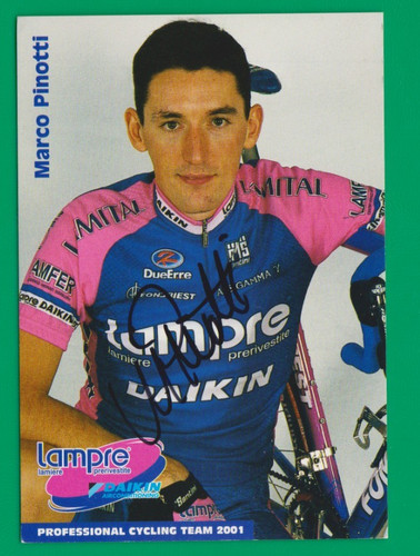 Cyclisme carte cycliste marco - carte,