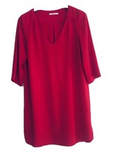 Robe camaïeu rouge taille XL