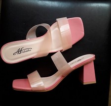 Mules Sandales Talon Rose T 38  neuves