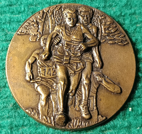 Médaille bronze course à - course,