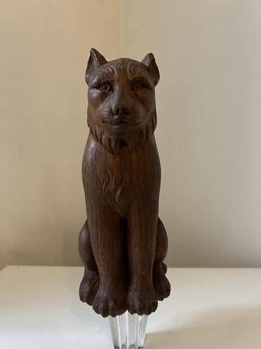 Lynx bois sculpté - en,