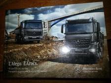 Prospectus livre camion Truck Mercedes Benz l'Atego l'Arocs ATEGO AROCS 2015