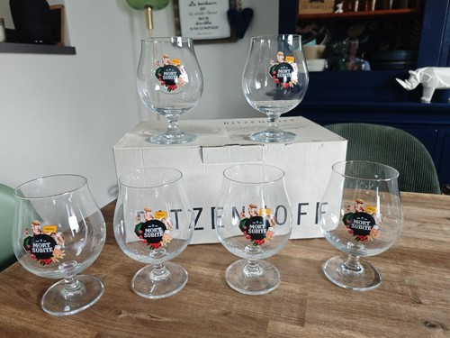 Lot verres bière mort - lot, 6