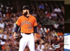 Dallas Keuchal Signed Photo 8x10 Autographed Astros Beckett BAS F04532