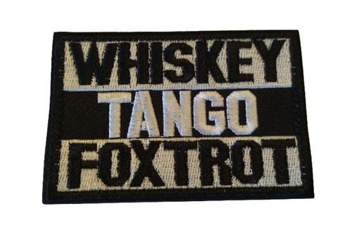 Patch whisky tango - whisky, foxtrot