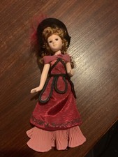 poupee porcelaine tête  articulée lady doll