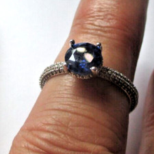bague couleur argent taille 62