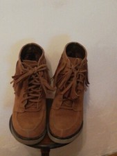 Bottines à lacets ANDRE Synthétique marron p 37, SEMELLE COMPENSEE comme neuves