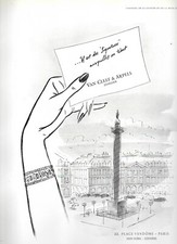 AD PUBLICITE JOAILLERIE JEWELRY VAN CLEEF AND ARPELS JABLONEX