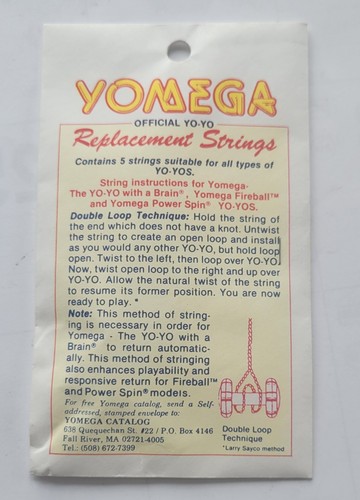 New yomega yoyo replacement - new,