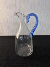 Carafe à vin bleu art déco