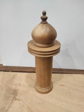 vintage colonne Morris moulin a poivre publicitaire JC DECAUX  BOIS