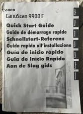 NOTICE CANON SCANNER  CANOSCAN 9900f
