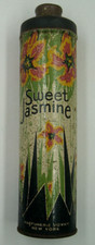 Boîte de talc ancienne -